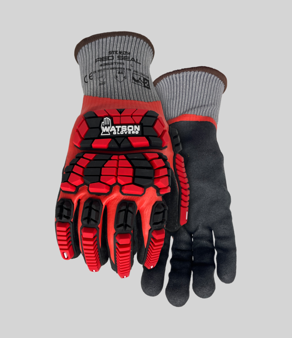 363TPR Stealth Red Seal Grey Background