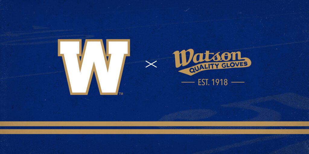 Winnipeg Blue Bombers X Watson Gloves Les Blue Bombers de Winnipeg X Watson Gloves